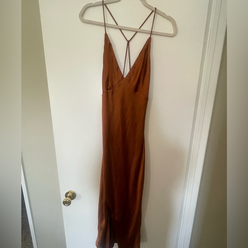 Terracotta Midi Dress